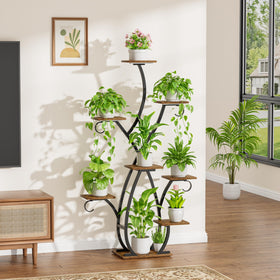 EVAWOO full-spectrum grow lights with timer nurture healthy foliage.