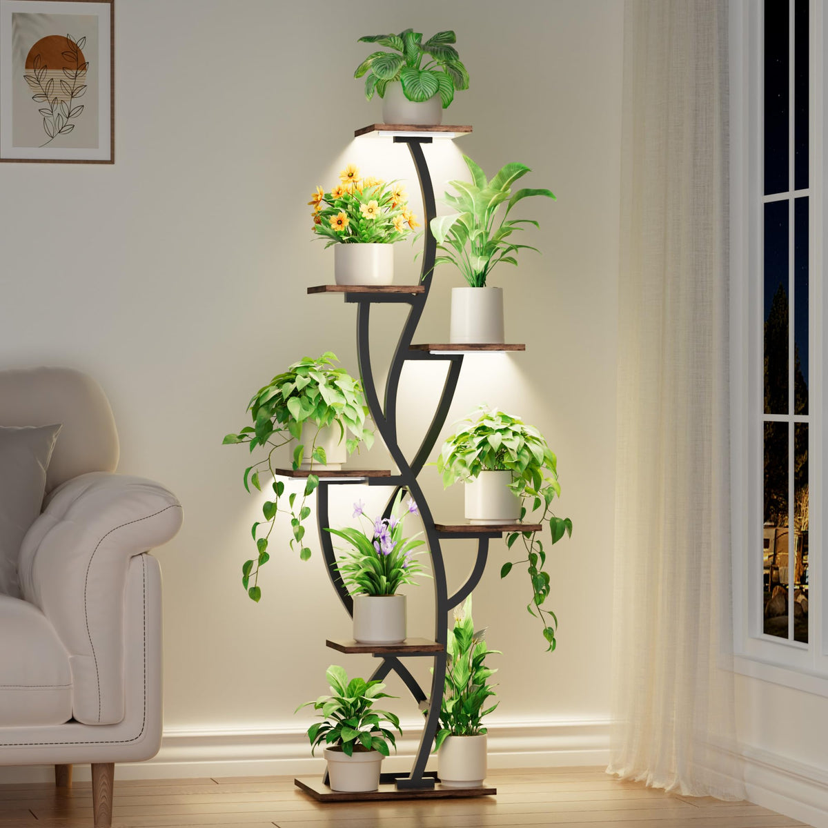 EVAWOO plant stand makes a thoughtful gift for plant lovers.