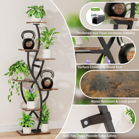 EVAWOO plant display fits living rooms and workspaces for vibrant décor.