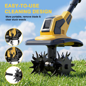 Lightweight EVEAGE cordless tiller enabling easy handling