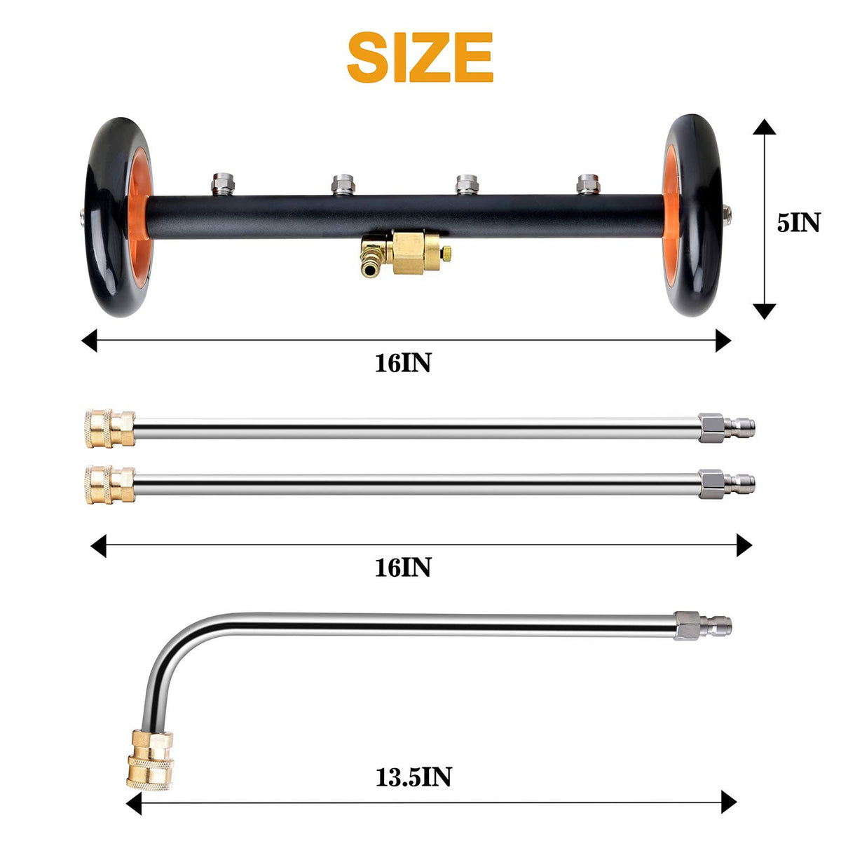 EVEAGE reversible undercarriage cleaner showcases two modes for different tasks.