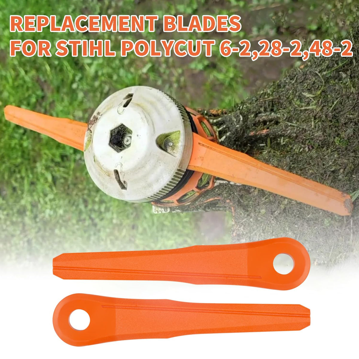EVEHAP pack of 24 blades for Stihl PolyCut head keeps you ready for busy days.