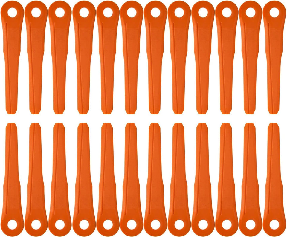 EVEHAP 24-pack plastic blades for Stihl PolyCut provide durable replacement for yard work.