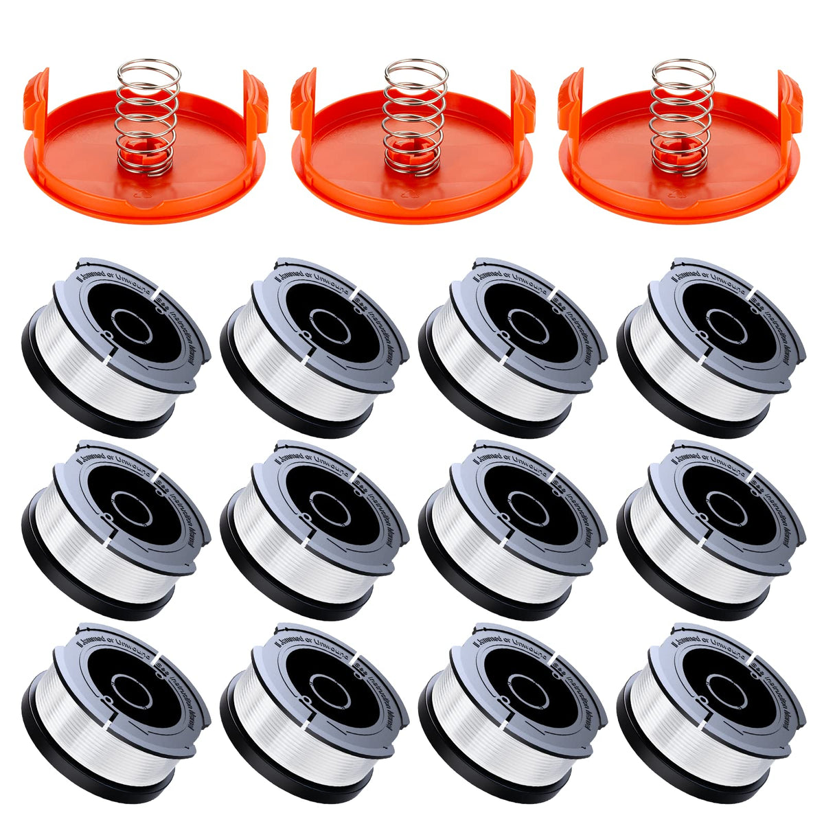Eventronic AF100 spool pack 360 ft for Black+Decker, speeds up on-site line changes.