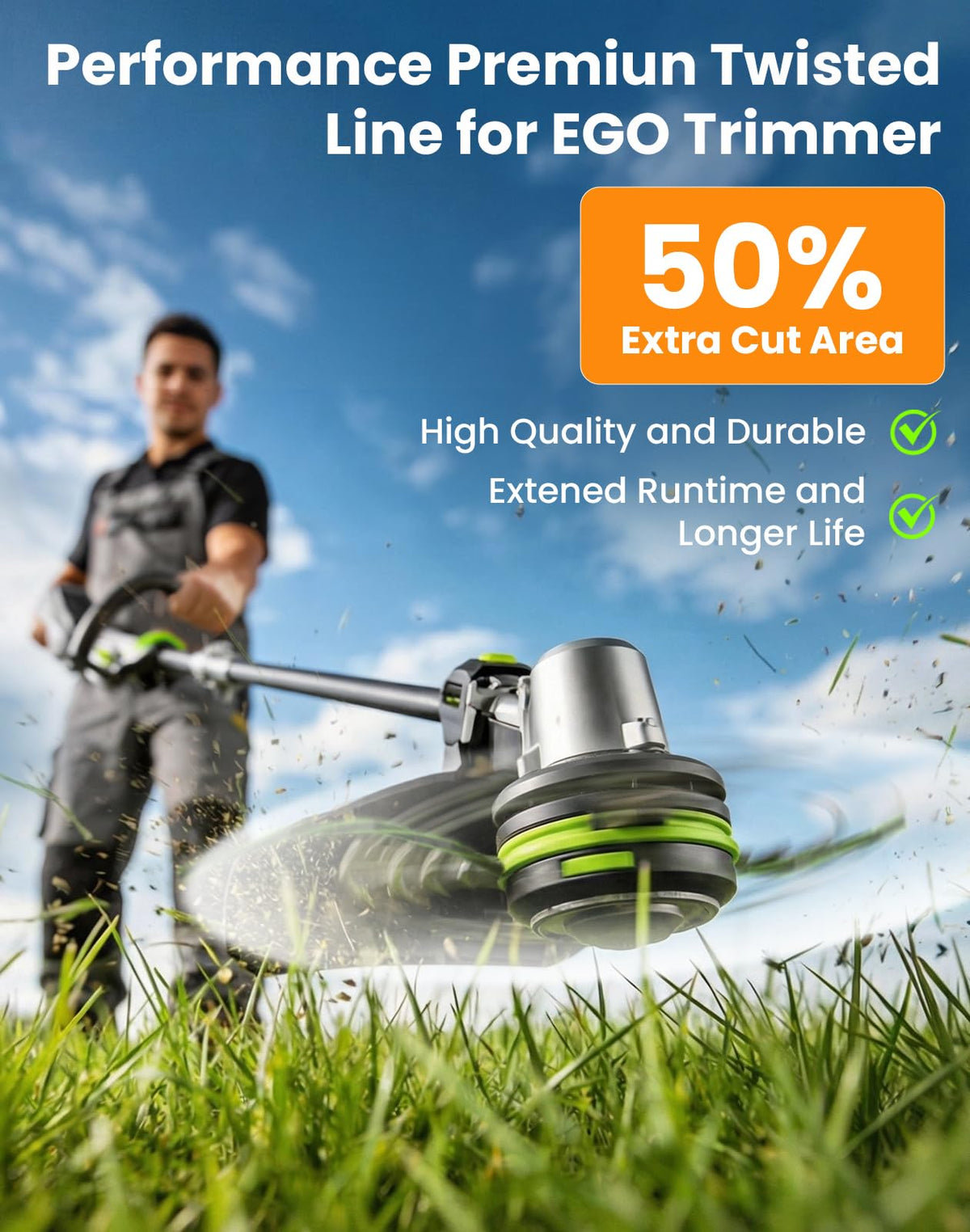 Eventronic AL2420PB compatibility with EGO trimmers ensures smooth replacement