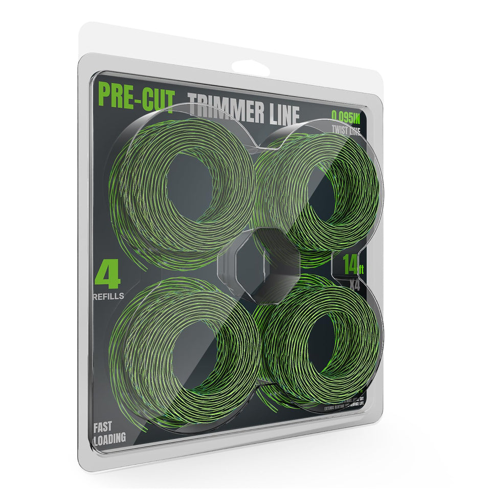 Eventronic AL2420PB twisted trimmer lines pack for EGO, ready for quick outdoor lawn care