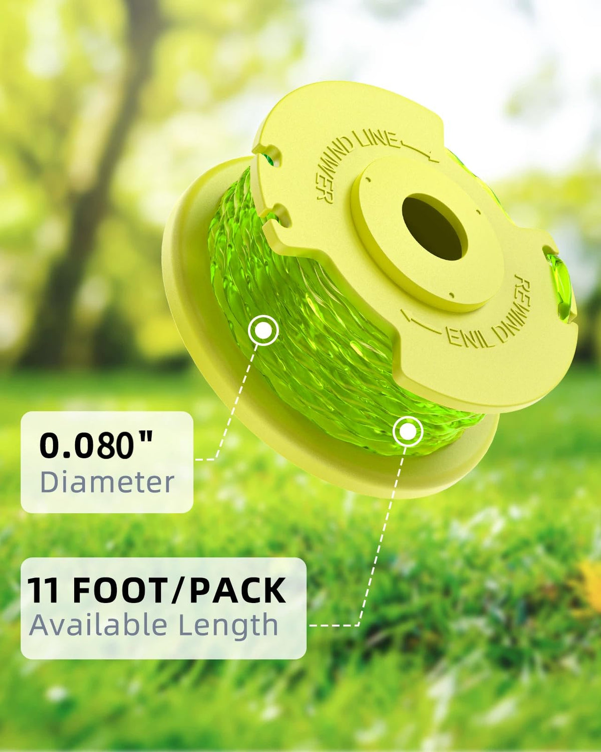 Eventronic auto-feed spool enables easier trimming and less manual winding.