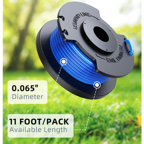 Eventronic autofeed spool shown in action for faster trimming