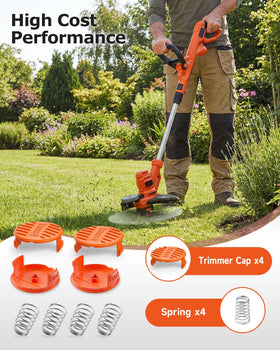 Eventronic cap replacement packing on display for Black and Decker trimmers