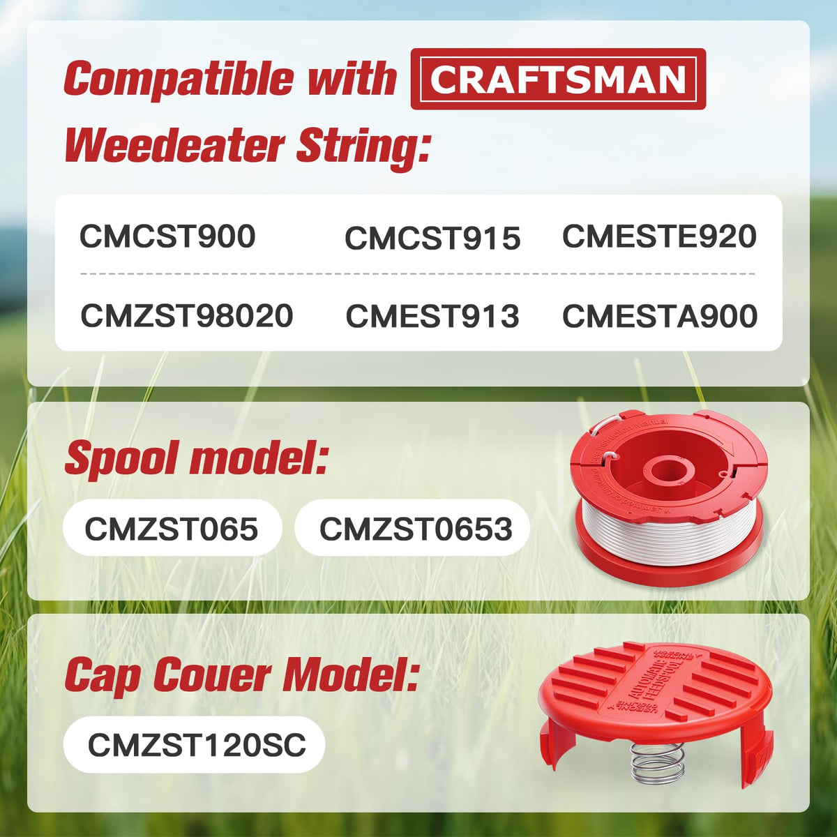 Chart showing Craftsman compatibility with Eventronic CMZST0653.