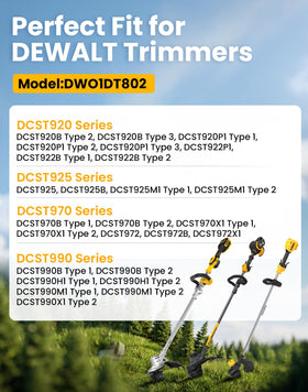 Eventronic durable nylon trimmer line for heavy-duty trimming.