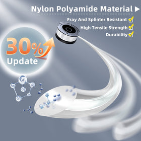 Eventronic nylon polyamide trimmer line delivers durable 100 lb strength.