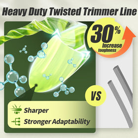 Eventronic nylon trimmer line emphasizes durability for long trimming sessions