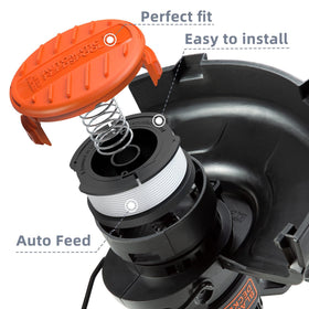 Eventronic premium polyamide nylon string resists fraying for longer spool life.