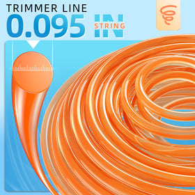 Eventronic round trimmer line for durable cuts in dense grass