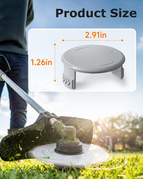 Eventronic spool cap secure fastening design keeps line tight and vibrations low.