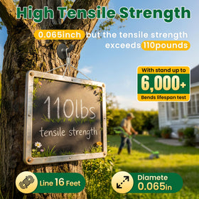 Eventronic spool dimensions for proper fit in compatible Greenworks trimmers.
