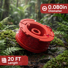 Eventronic tensile strength over 110 lbs handles thick grass with confidence.