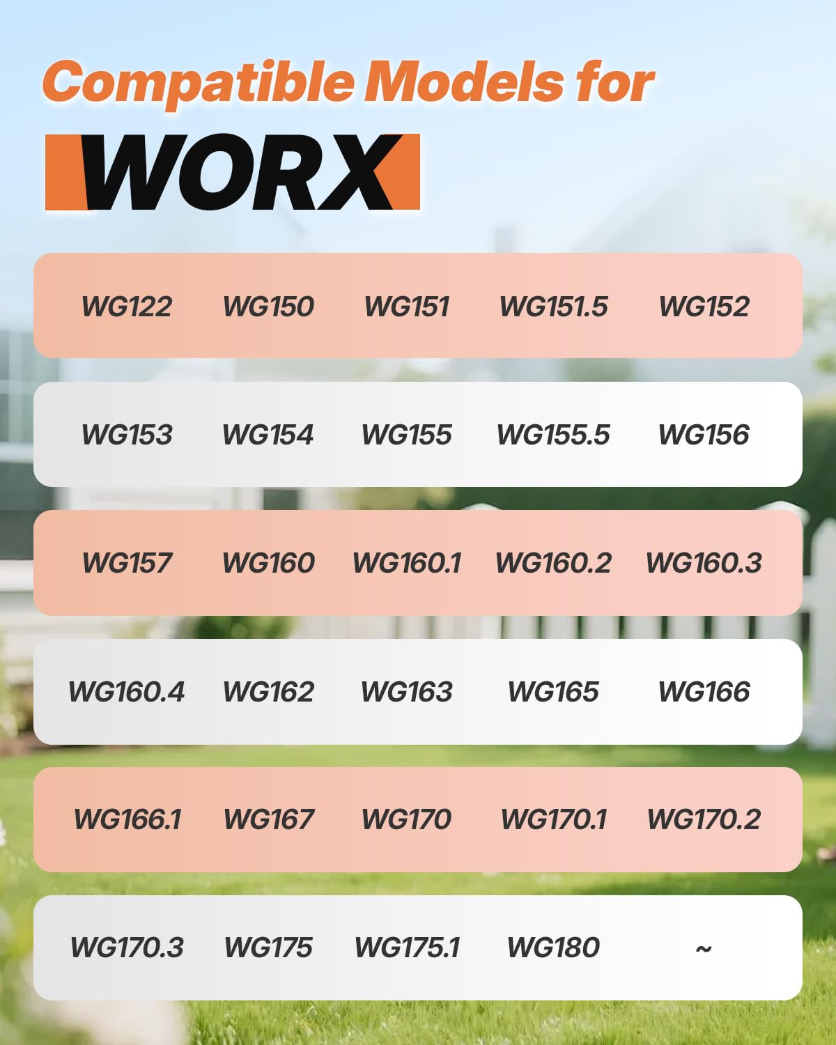 Eventronic WA0010 spool-cap set for Worx trimmers, enables quick installation.