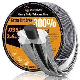 Eventronic heavy-duty core weed eater string for durable trimming tasks.