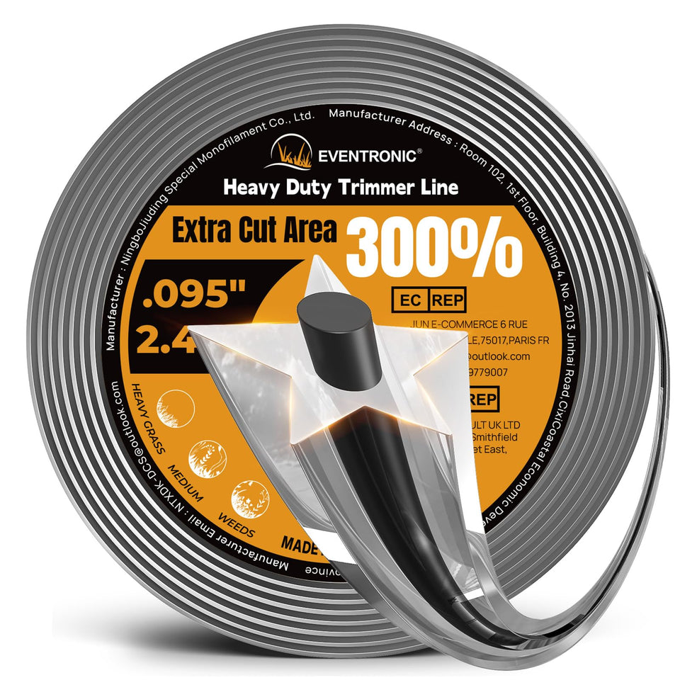 Eventronic heavy-duty core weed eater string for durable trimming