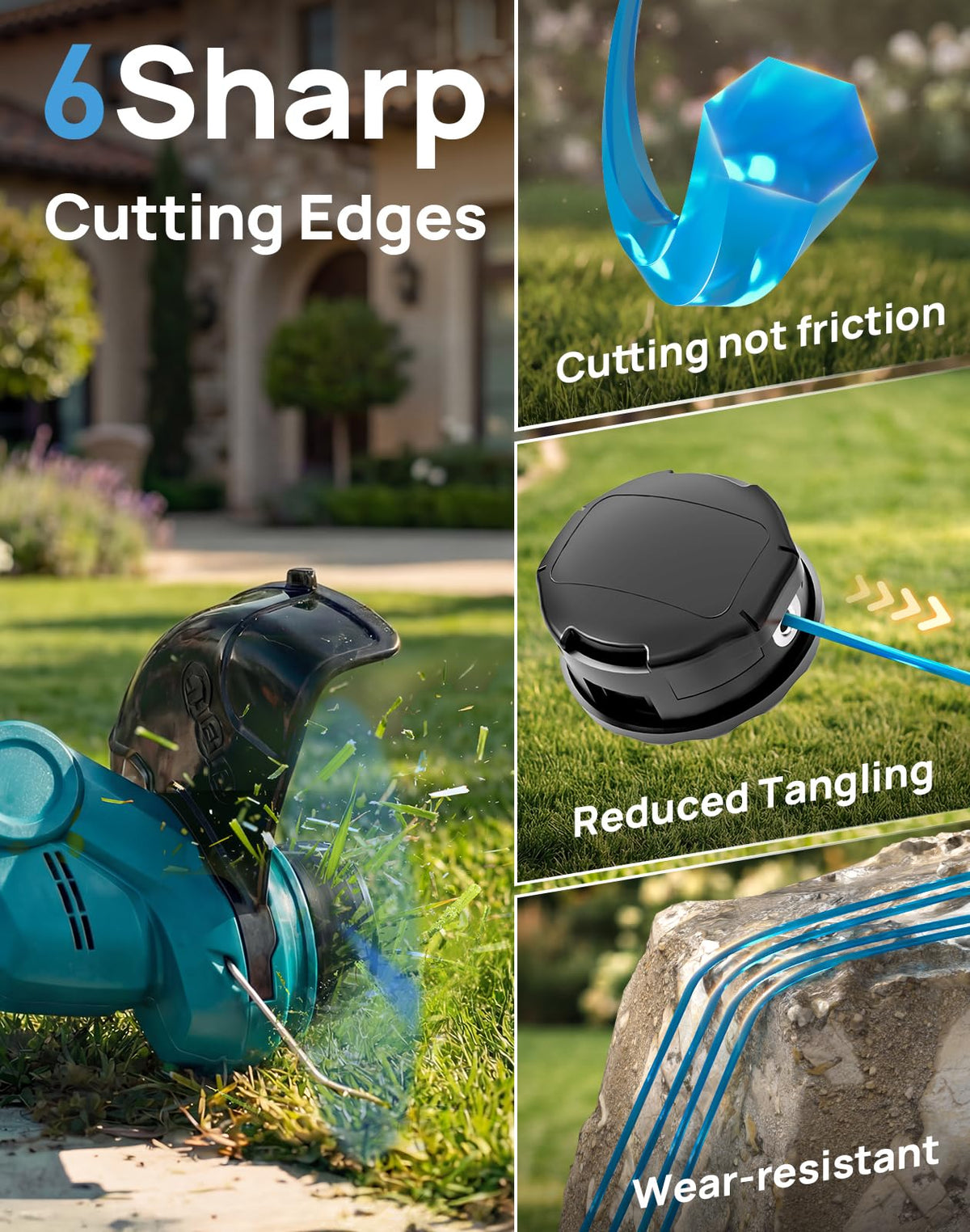Eventronic polyamide durability resists fraying when hitting obstacles.