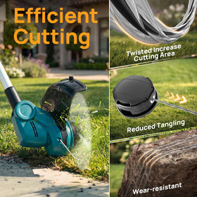 Eventronic wear-resistant line reduces breaks when hitting fences or rocks.