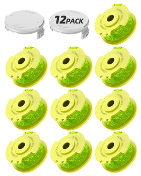 Eventronic weed wacker spool set showing Ryobi compatibility for quick yard upkeep.