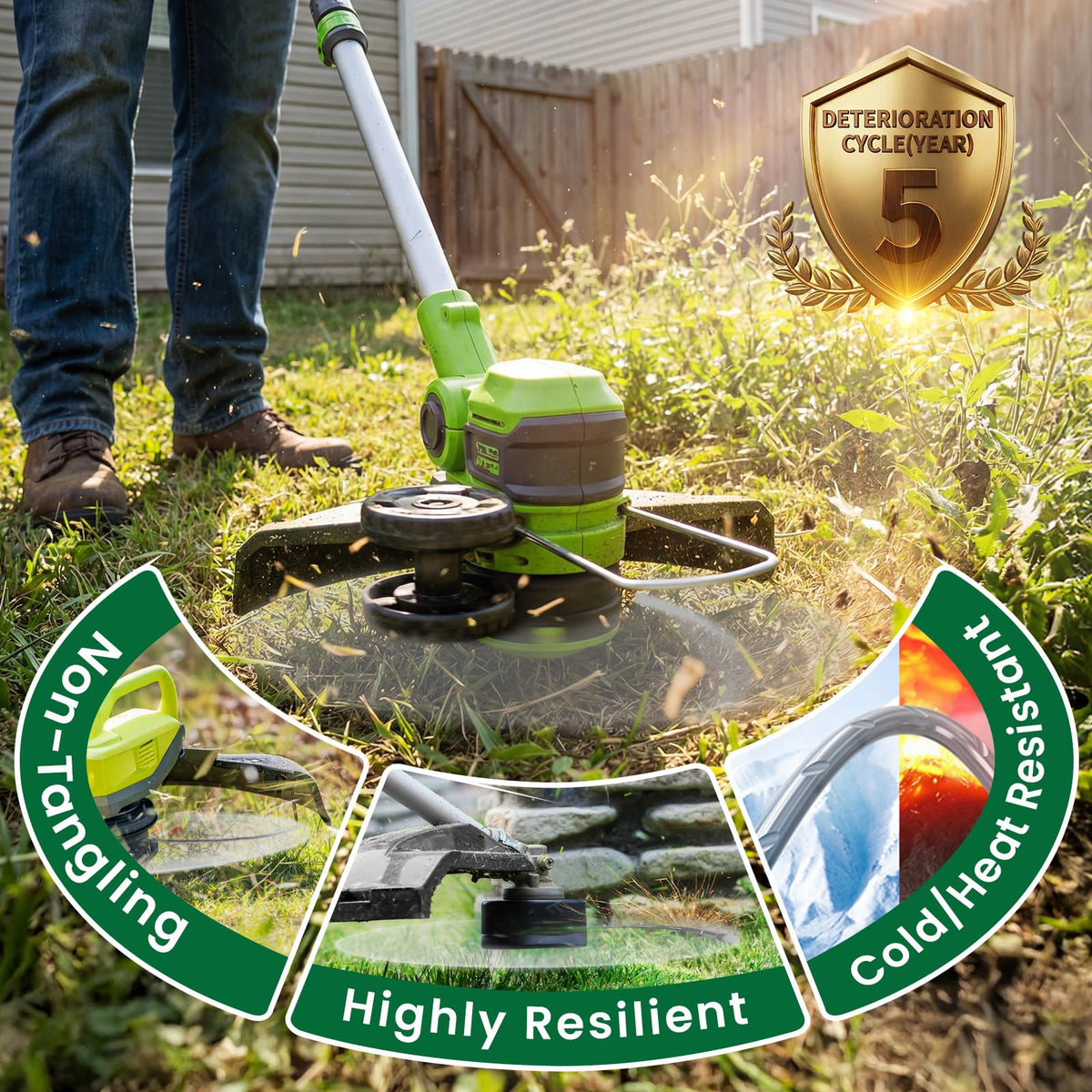 Eventronic replacement spools simplify yard maintenance.