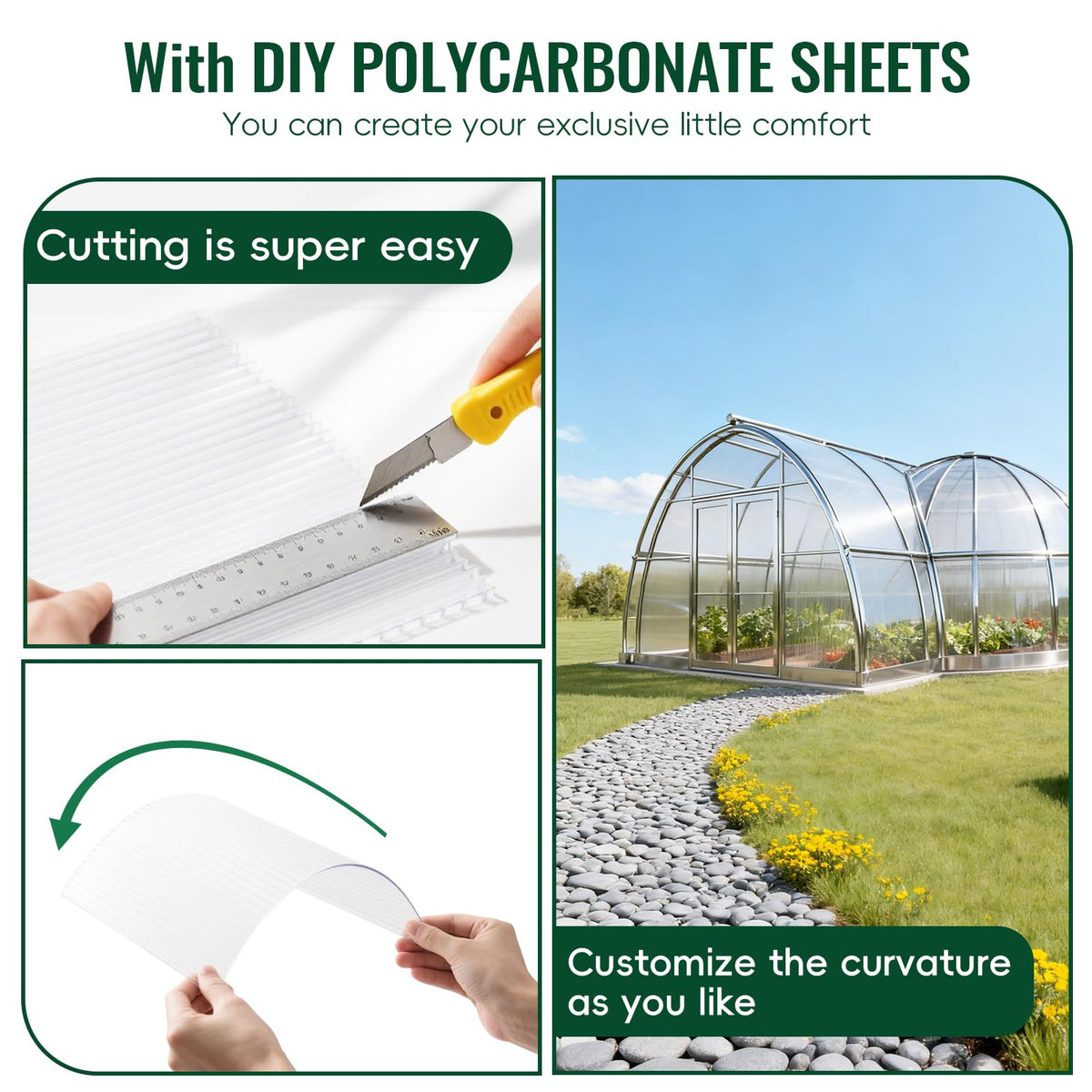 EVERECO insulation-friendly panel adds aesthetics to garden spaces.