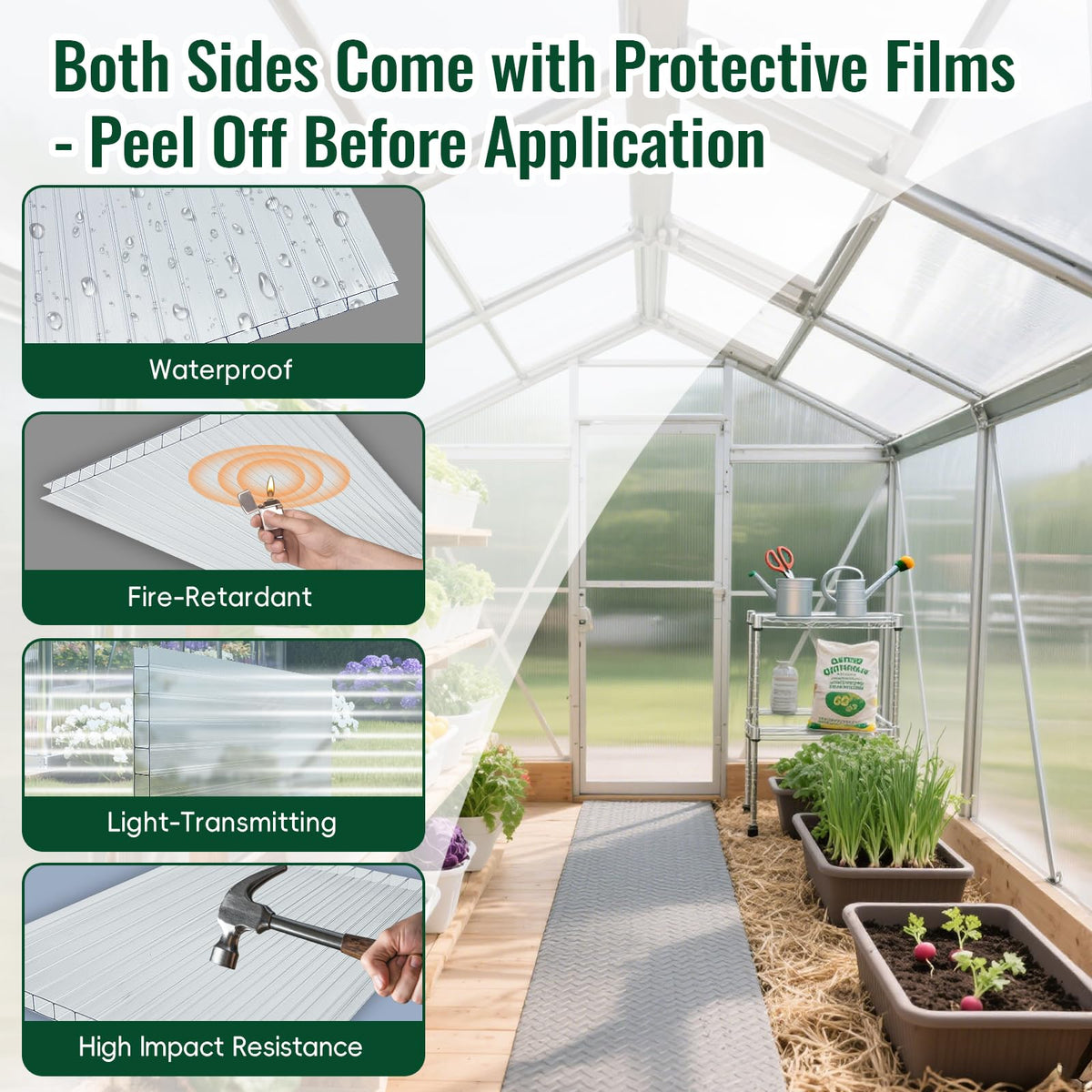 EVERECO lightweight, easy-to-cut panel ideal for DIY installations.