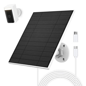 EverExceed 5W solar panel for Wyze Pro camera charging outdoors