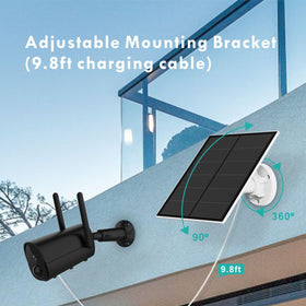 EverExceed 9.8ft charging cable provides flexible camera placement