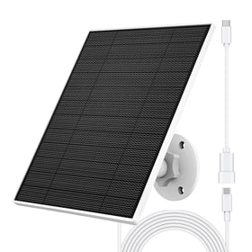 EverExceed solar panel for Eufy cameras, front view, enabling continuous outdoor charging.