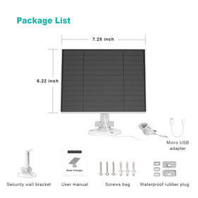 EverExceed Eufy solar panel in outdoor use supports continuous charging.