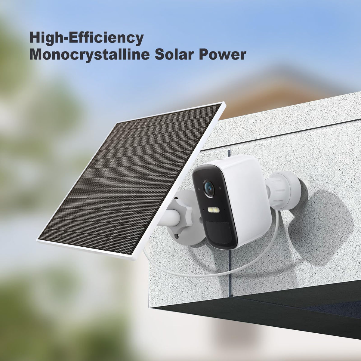 EverExceed Eufy solar panel packaging includes bracket, adapters, and screws.