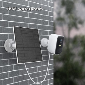 EverExceed Eufy solar panel, IP65, weatherproof for outdoor use.