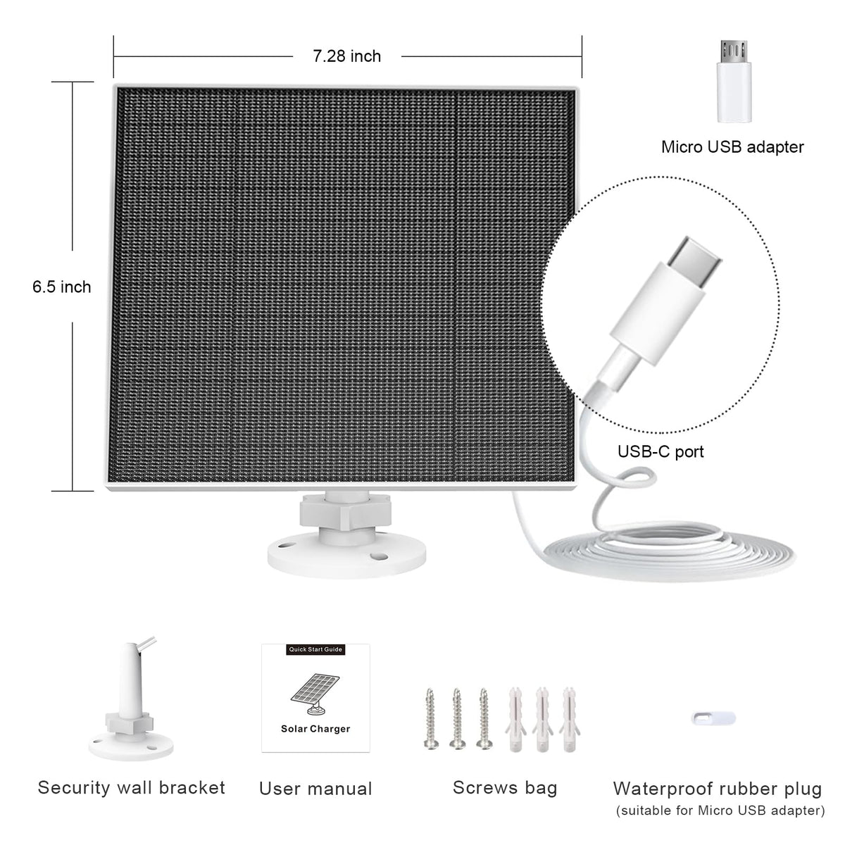 EverExceed screws bag and user manual for quick, secure installation.