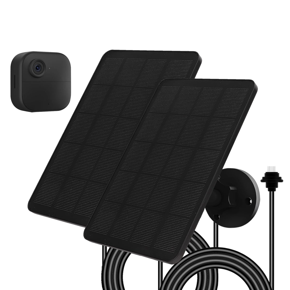 EverExceed solar panel for Blink Outdoor 4W powers the camera outdoors.