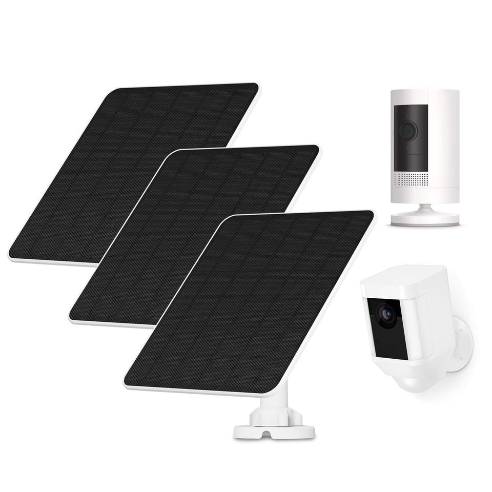 EverExceed solar panel for Ring camera delivers steady outdoor power.