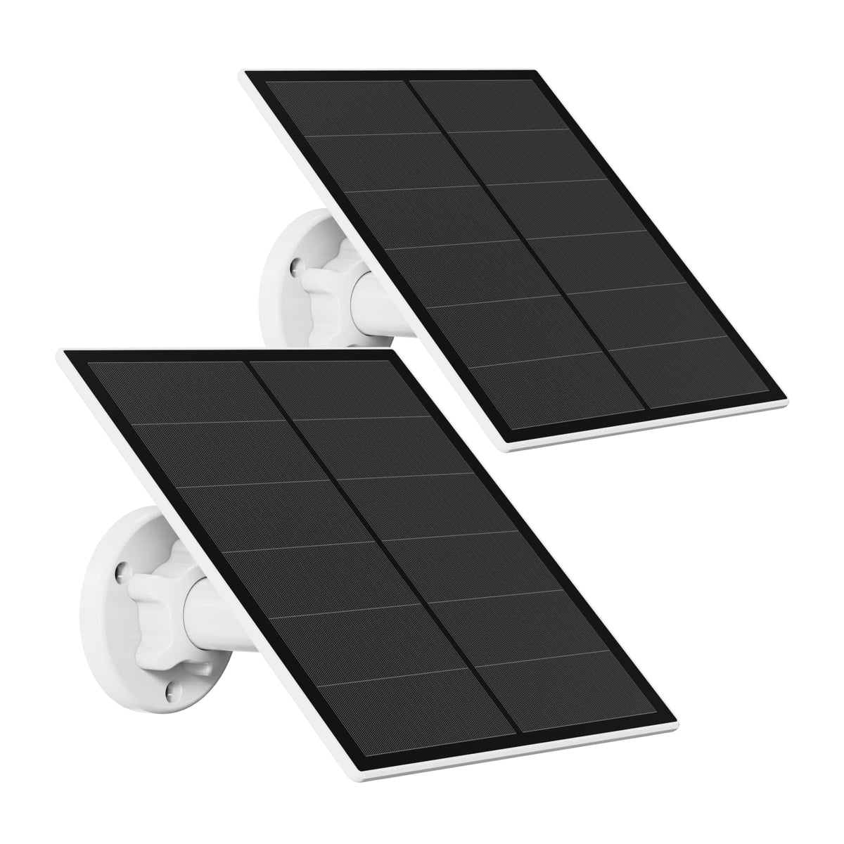 EverExceed 5W USB solar panel powering outdoor security cameras for daylight energy