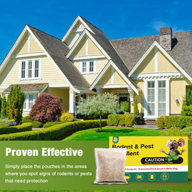 EverField pest repellent pouch in kitchen use for humane pest control.