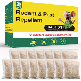 EverField pest repellent pouches 15-pack packaging, ready for long-term deterrence.