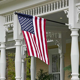 Evergreen Flag embroidered stars and stripes flag for vibrant garden display