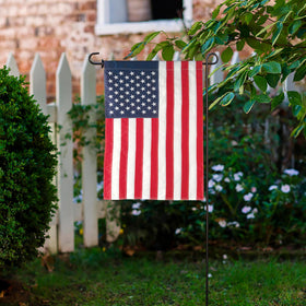 Evergreen Flag embroidered stars and stripes detail adds premium touch