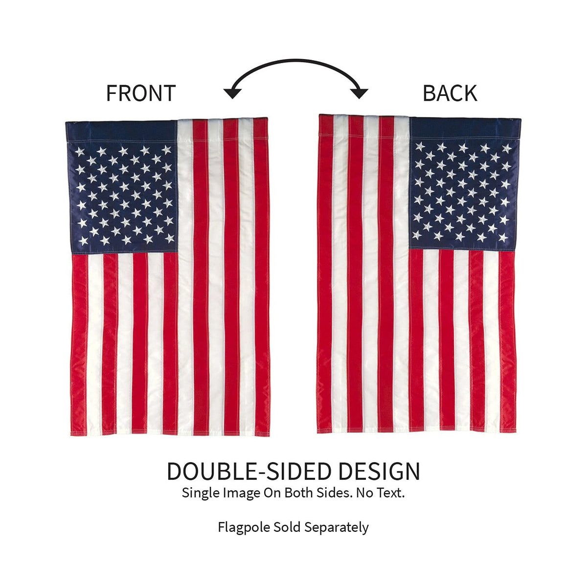 Evergreen Flag ideal for outdoor patio display and curb appeal