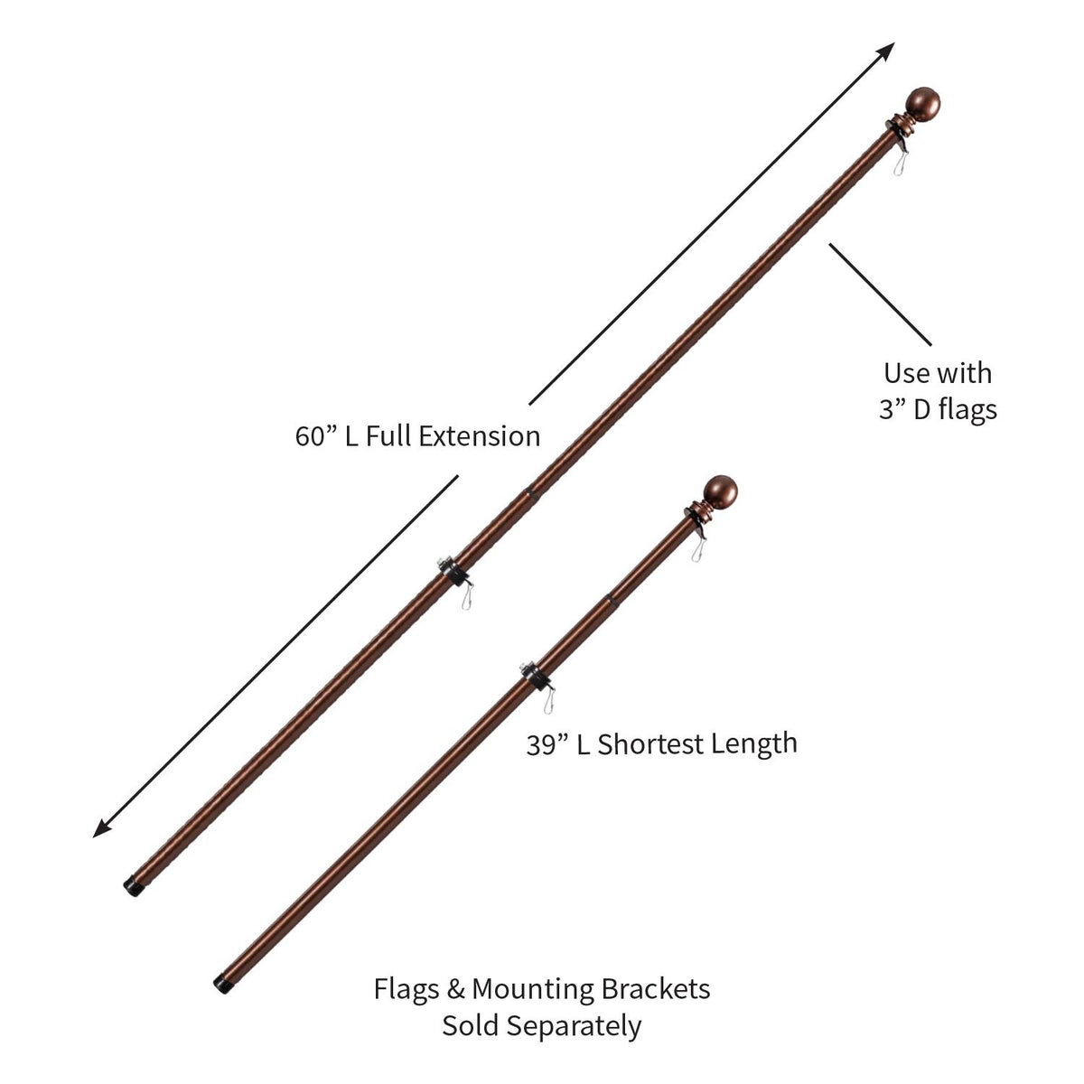 Evergreen Flag pole assembly steps simplify setup for quick outdoor use