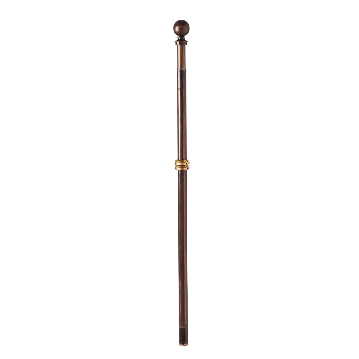 Evergreen Flag telescoping 5ft bronze pole keeps your flag securely displayed with a durable finish