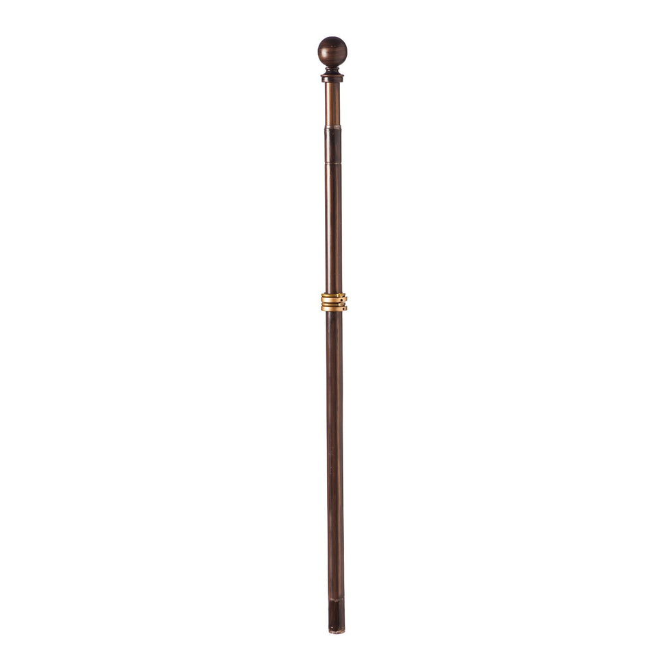 Evergreen Flag telescoping 5ft bronze pole keeps your flag securely displayed with a durable finish