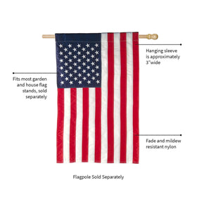 Evergreen Flag porch or mailbox flag designed for year-round use